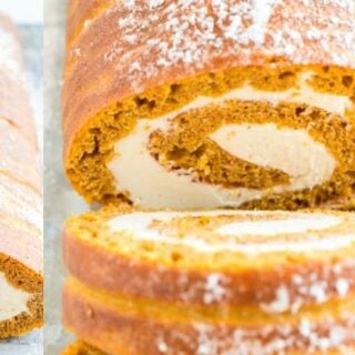 Image for Pumpkin Roll With Cream Cheese Filling-EASY STEP BY STEP INSTRUCTIONS!