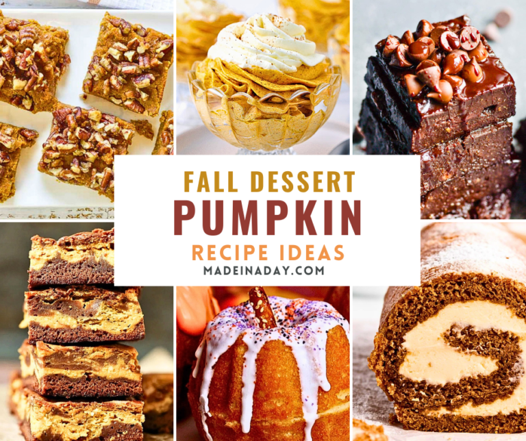 Fall Dessert Pumpkin Recipe Ideas