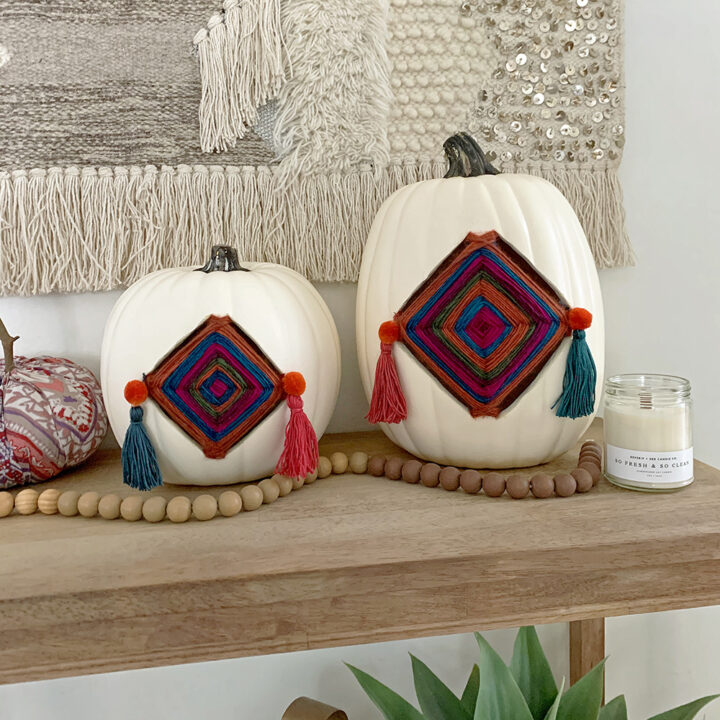 Image for Colorful Fall Gods Eye Pumpkins