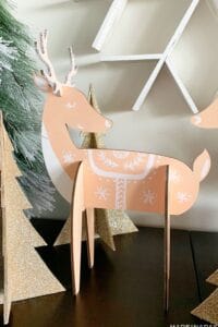 Charming Nordic Reindeer Holiday Decor