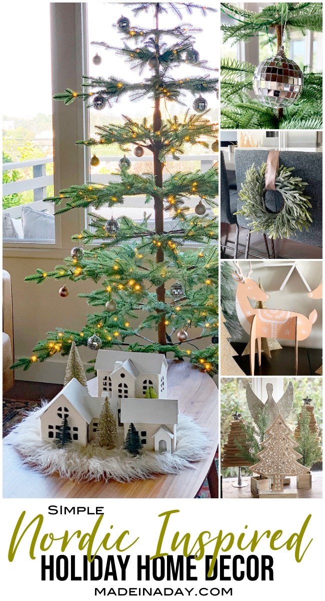 DIY Nordic Christmas Village