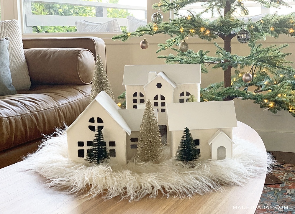 DIY Nordic Christmas Village