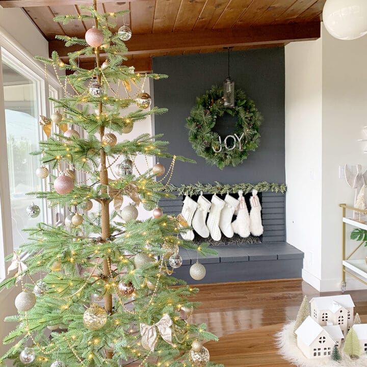 Image for Sparkling Champagne Gold Sparse Christmas Tree
