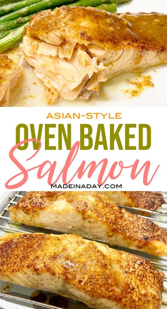 Asian Style Oven Baked Salmon | Made In A Day