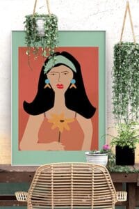 Abstract Lady Art Prints
