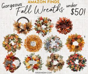 Stylish Wreaths for Fall Under $50