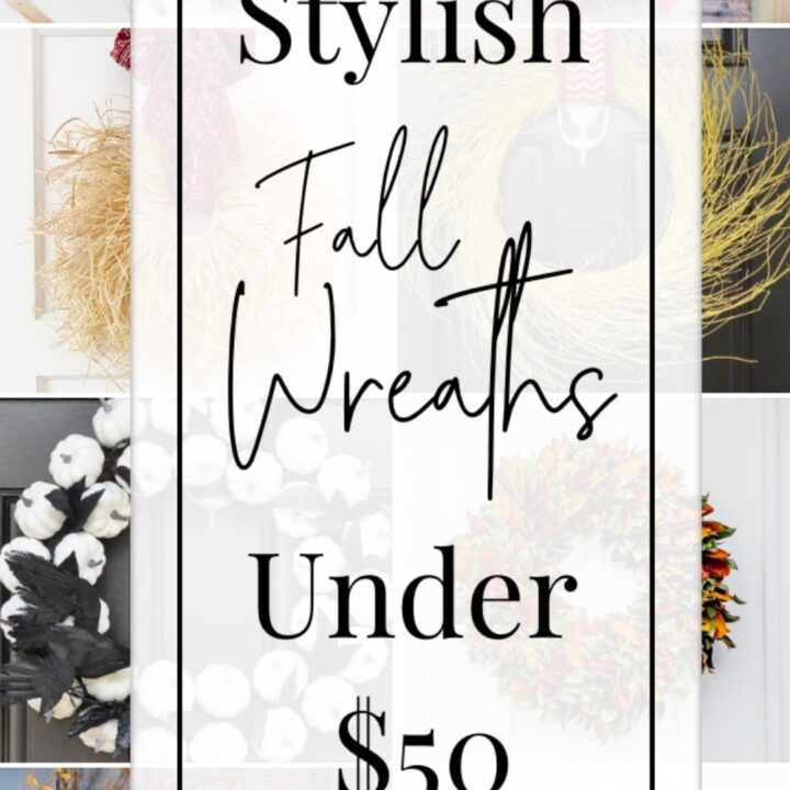 Image for Stylish Yet Affordable Fall Wreaths Under $50