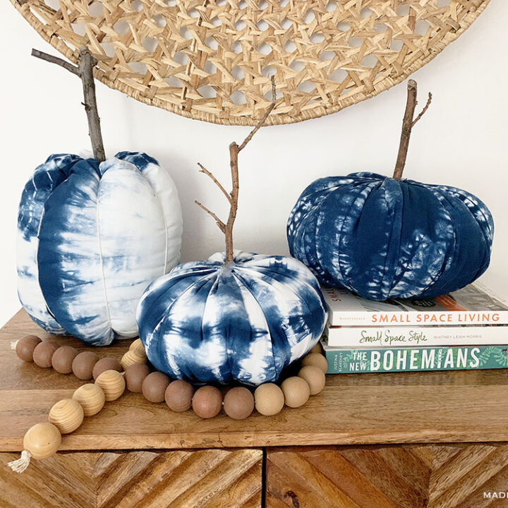 Image for How to Make 3 Shibori Fabric Pumpkins
