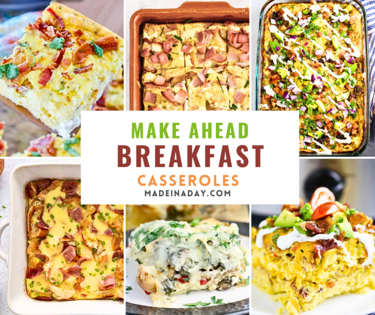 Make Ahead Breakfast Casserole Recipes