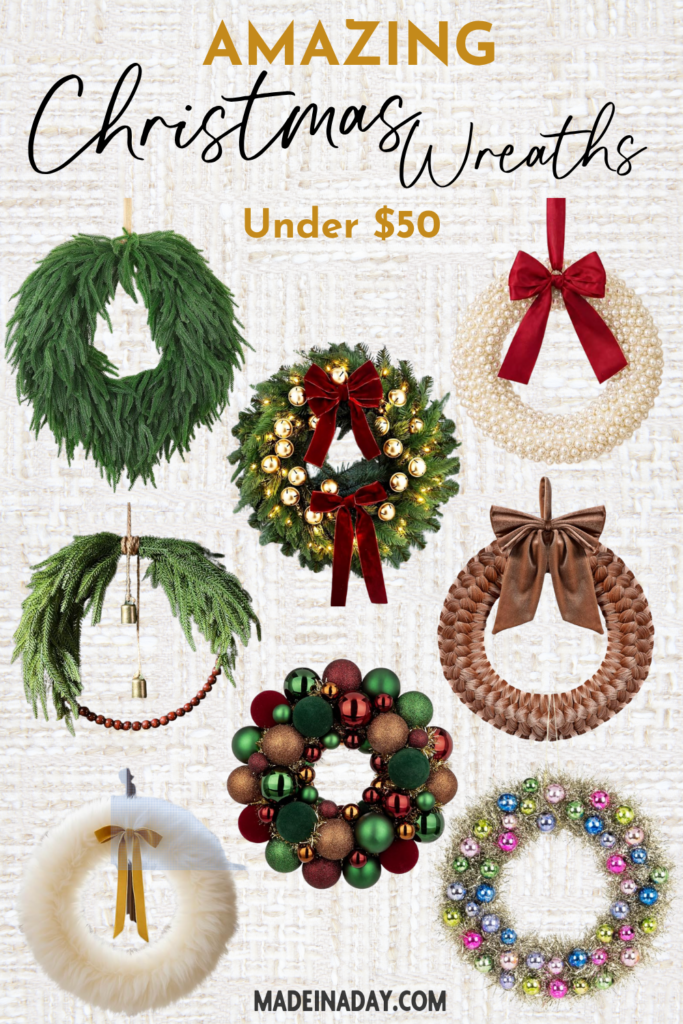 Amazing Christmas Wreaths Under $50 Collection