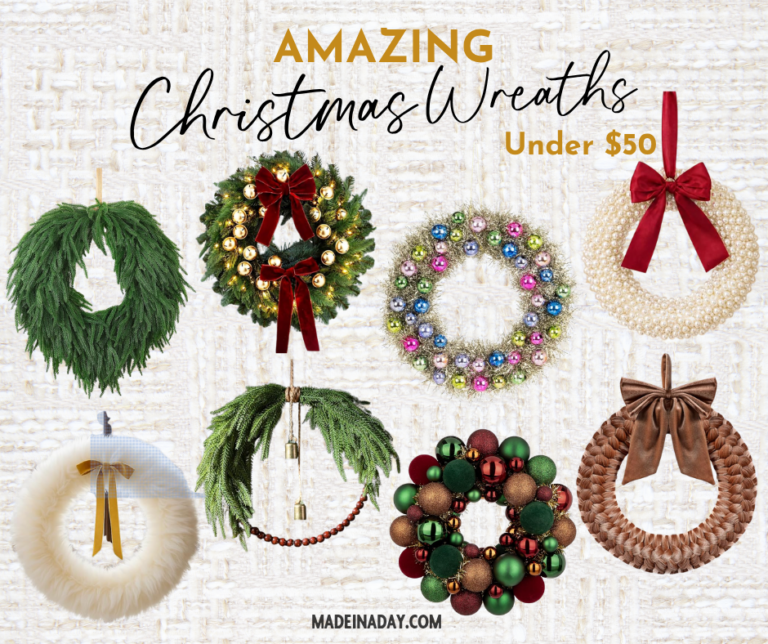 Amazing Christmas Wreaths Under $50