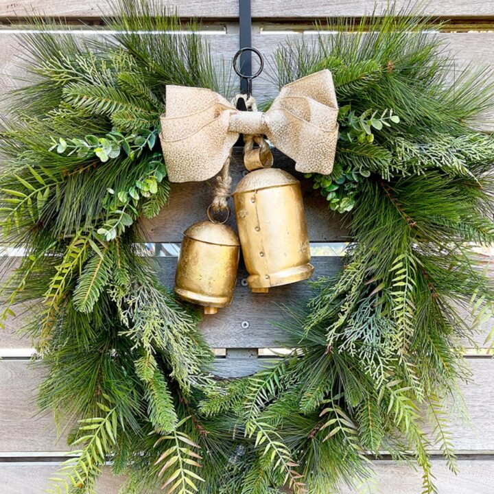Image for Boho Christmas Harmony Bell Wreath