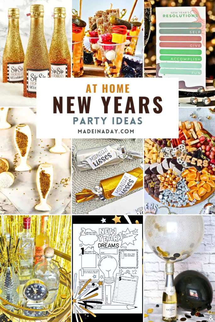 At Home New Years Party Ideas Collection