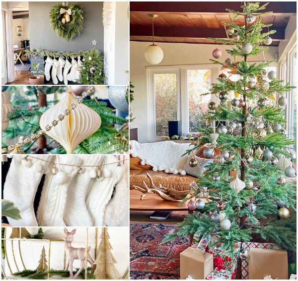 Boho Modern Style Christmas Home Tour