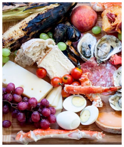 Charcuterie Platter with Seafood