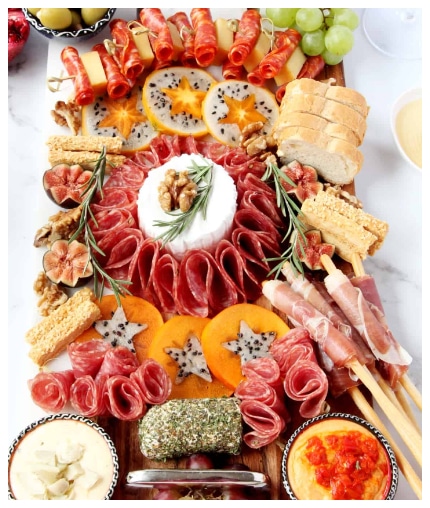 holiday charcuterie board