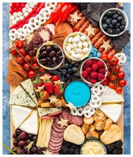 Patriotic Charcuterie Board