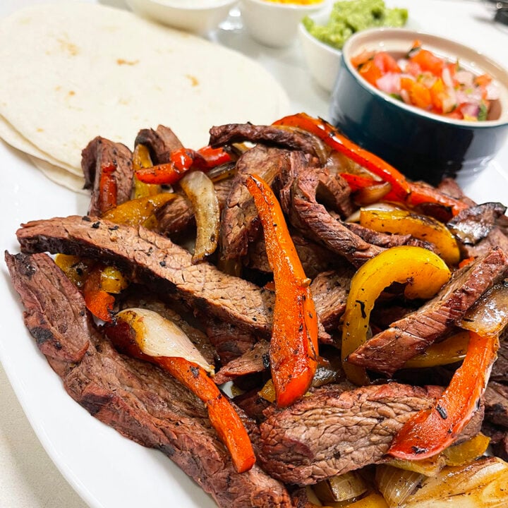 Image for Copycat Chili's Steak Fajitas Recipe (Best Marinade)