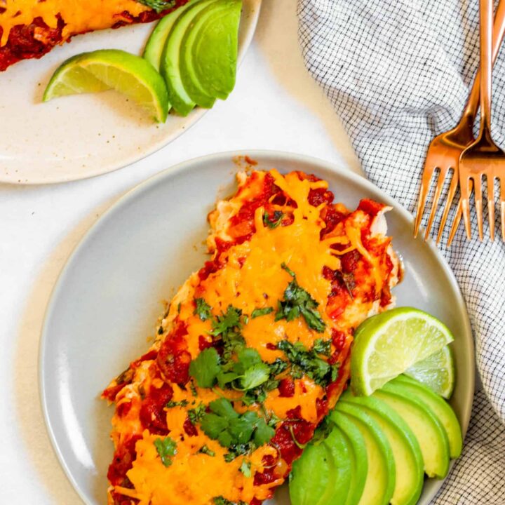 Image for Healthy Chicken Enchiladas (+ Gluten Free Option)