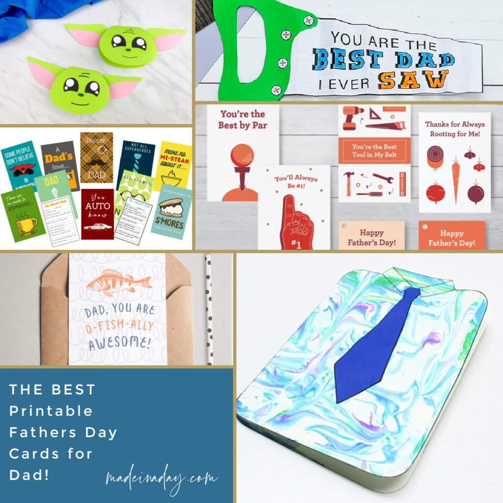 14 printable fathers day cards for dad