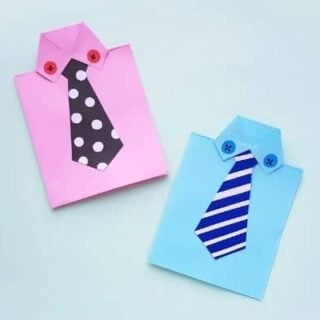 Image for Father’s Day Tie Card Craft [Free Template]