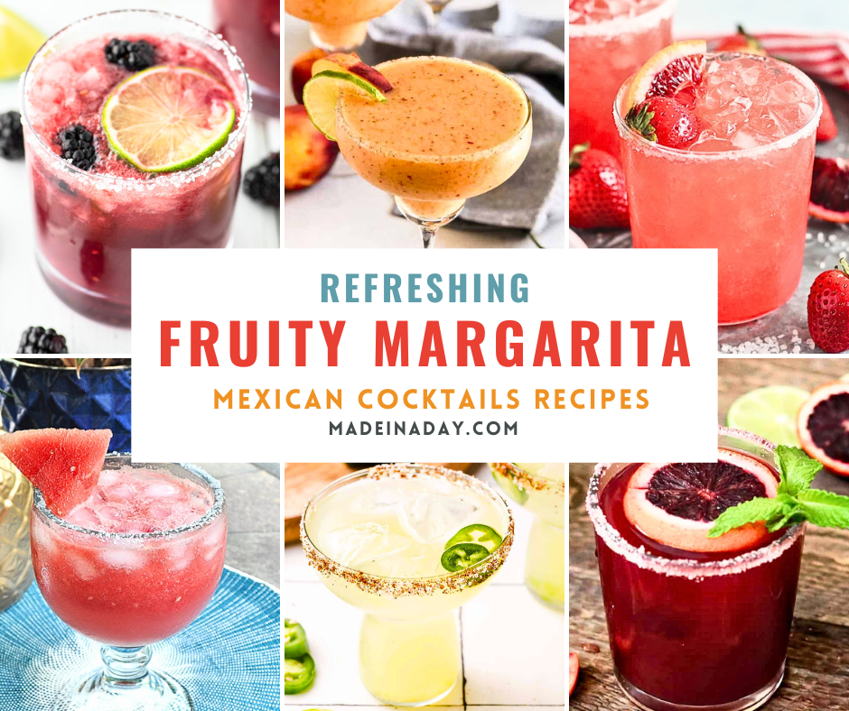 Fruity Margarita Mexican Cocktails Recipes 