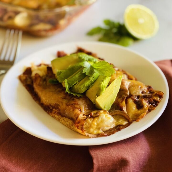 Image for Best Keto Chicken Enchiladas