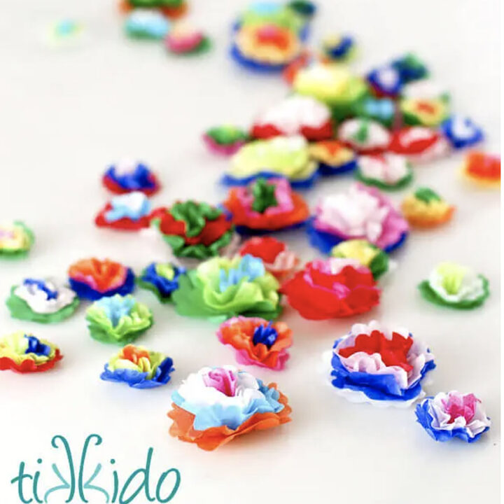 Image for How to Make Mini Tissue Paper Flowers