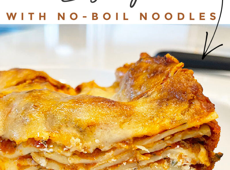 Simple Spinach Lasagna In Lasagna Trio Pan Made In A Day