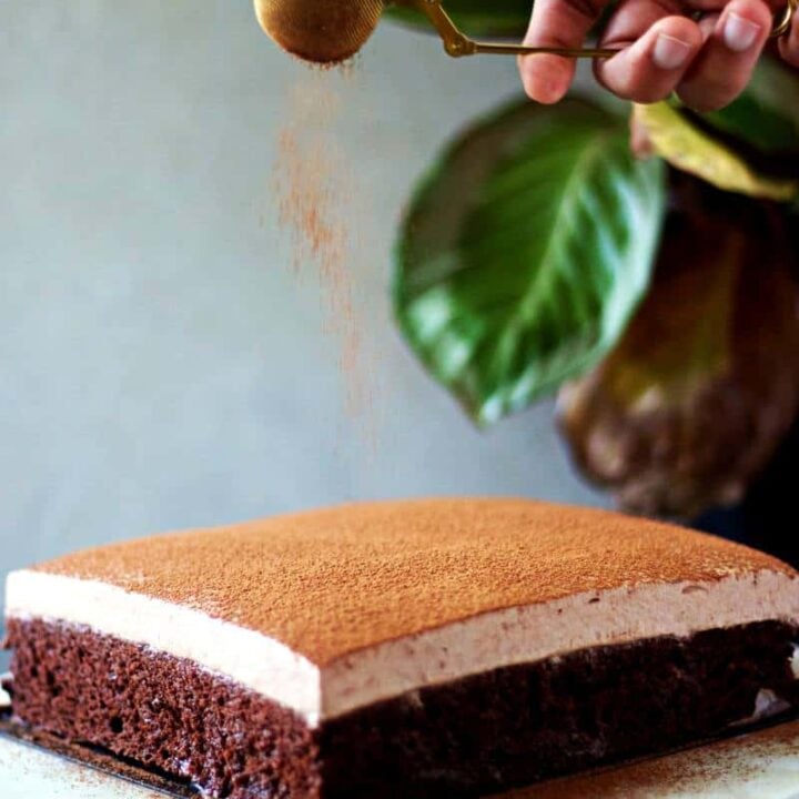 Image for Eggless Chocolate Tres Leches Cake (Milk Cake)