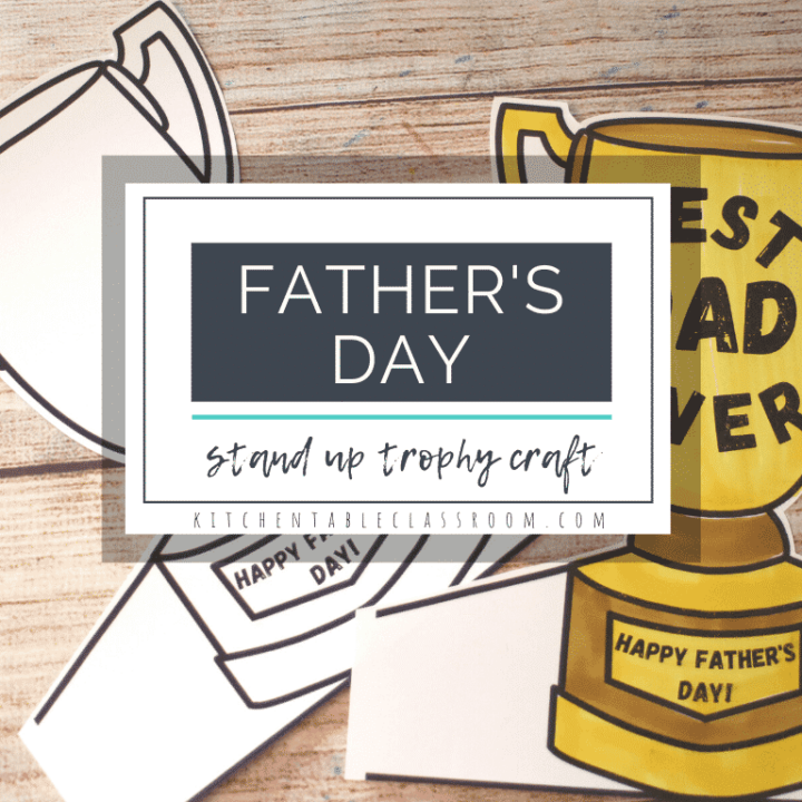 Image for Father’s Day Trophy- A Printable Father’s Day Craft