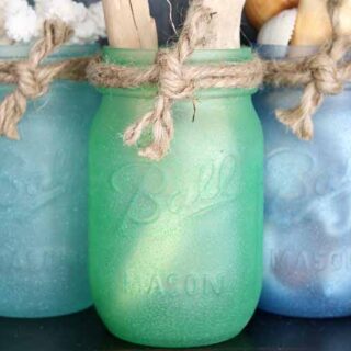 Image for How to Make Sea Glass Painted Mason Jars