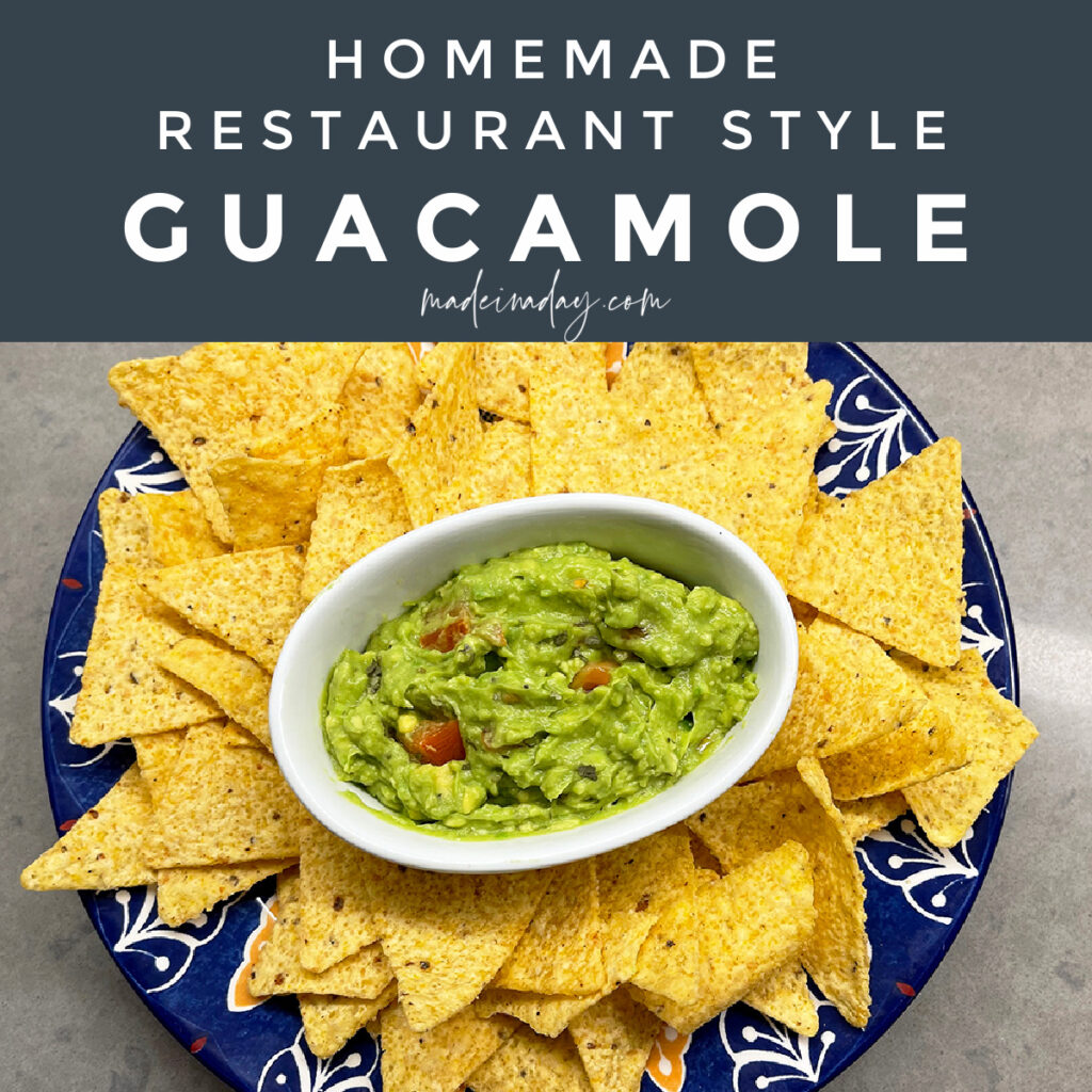 The BEST Fresh Homemade Guacamole