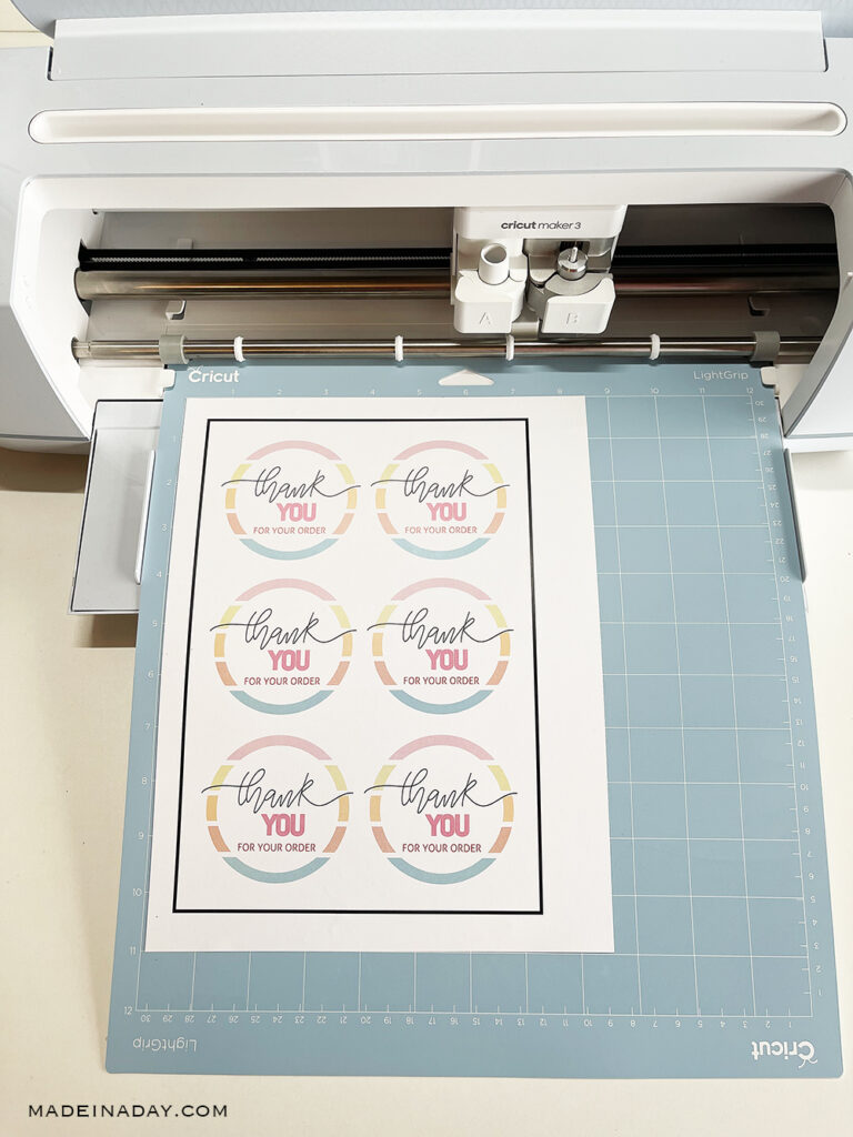 🖨 How to Print Then Cut Glossy Stickers with Cricut 