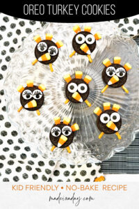 No Bake Oreo Turkey Cookies with Pretzels 1 No Bake Oreo Turkey Cookies with Pretzels