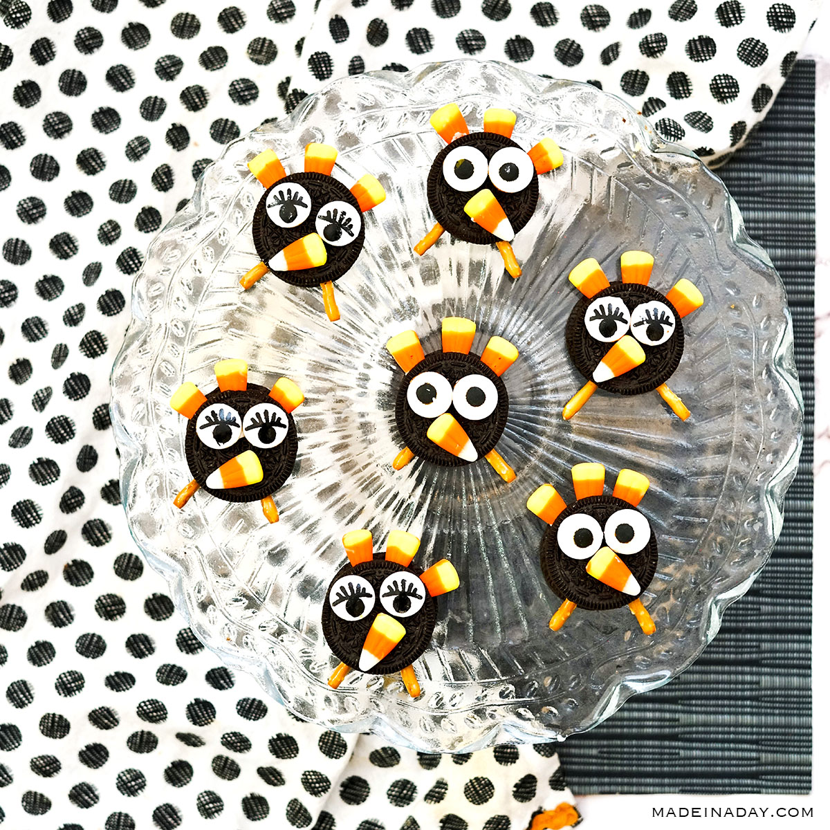 No Bake Oreo Turkey Cookies with Pretzels 10 Easy Oreo Turkey Cookies with Pretzels