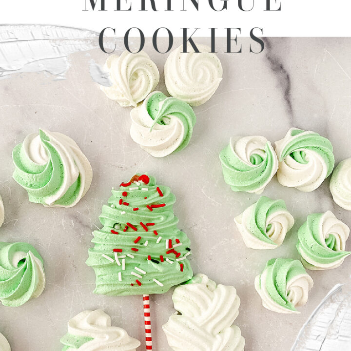 Image for Christmas Tree Meringues Cookie Pops