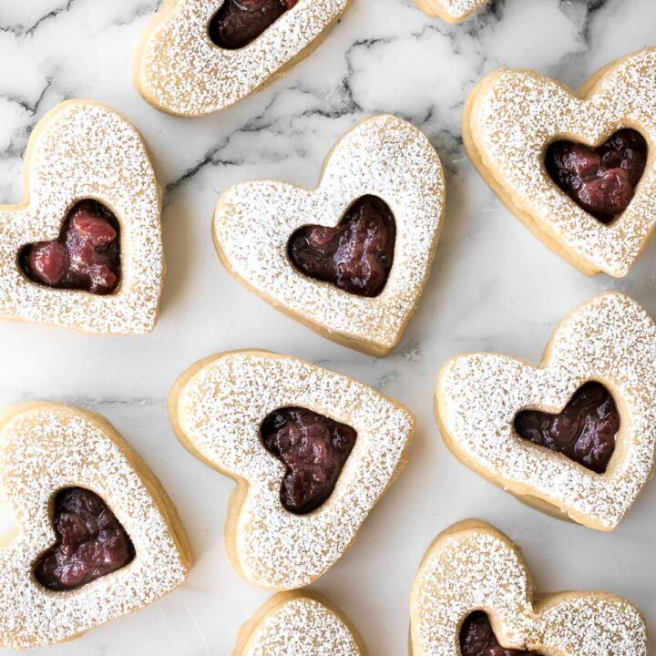 Image for Raspberry and White Chocolate Shortbread Cookies