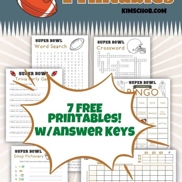 Image for Free Football Printables - Printable Game Day Activities!