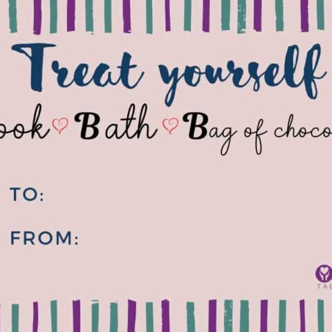 Image for FREE Printable Gift Tag – “Treat Yourself”