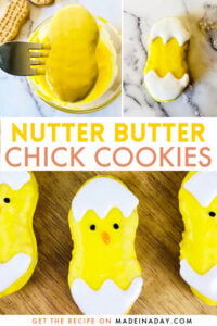 Baby Chick Nutter Butter Easter Cookies