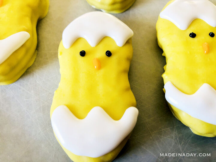 Baby Chick Nutter Butter Easter Cookies Made In A Day