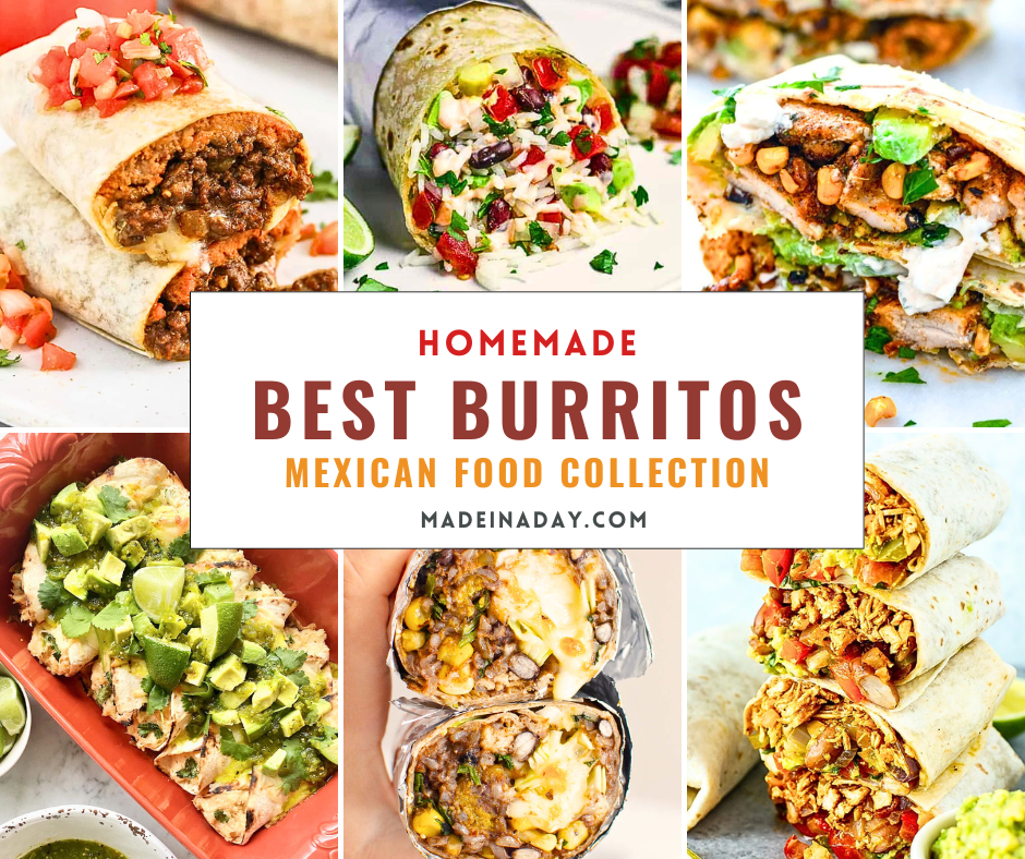 Best Burritos Mexican Food Collection 