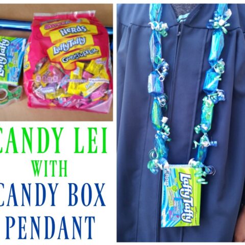 Image for Candy Lei with Candy Box Pendant - DIY Graduation Lei