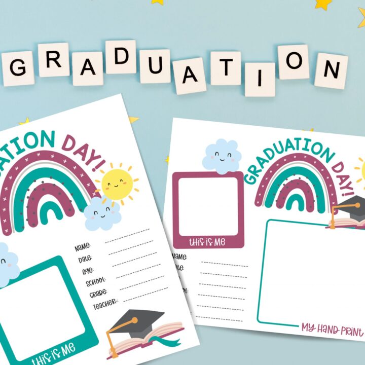 Image for Free Printable Preschool Graduation Keepsake