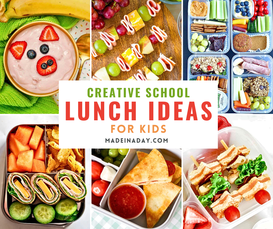 Creative School Lunch Ideas for Kids