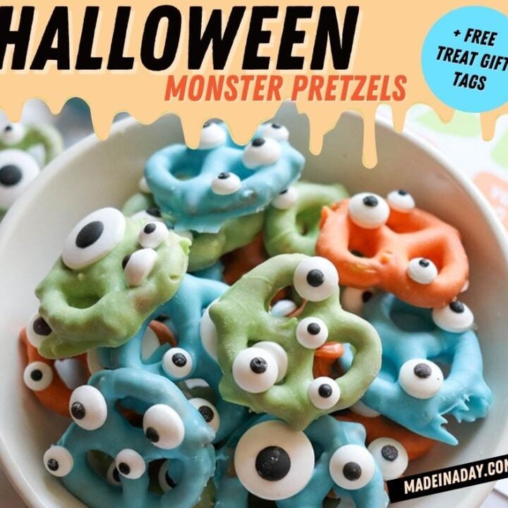 Image for Creepy Monster Halloween Pretzels