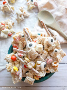 Creepy Monster Halloween Chex Mix