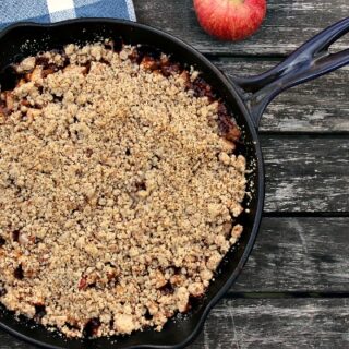 Image for Skillet Caramel Apple Crisp – Gluten Free and Vegan