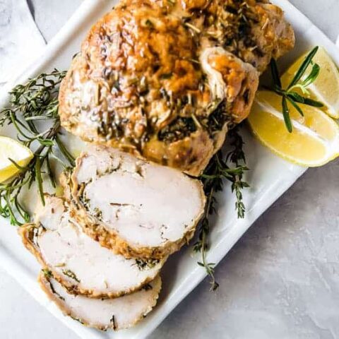 Image for Instant Pot Turkey Breast with Garlic Butter Gravy